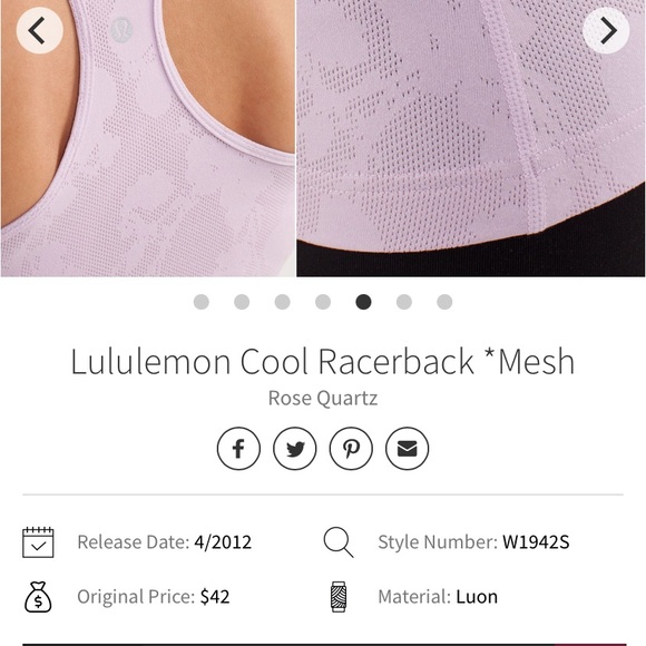 LULULEMON athletica set, Turbo Run Shorts + Cool Racerback *Mesh - Picture 9 of 12